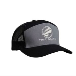 Tigé Boats Black and Gray Trucker Hat